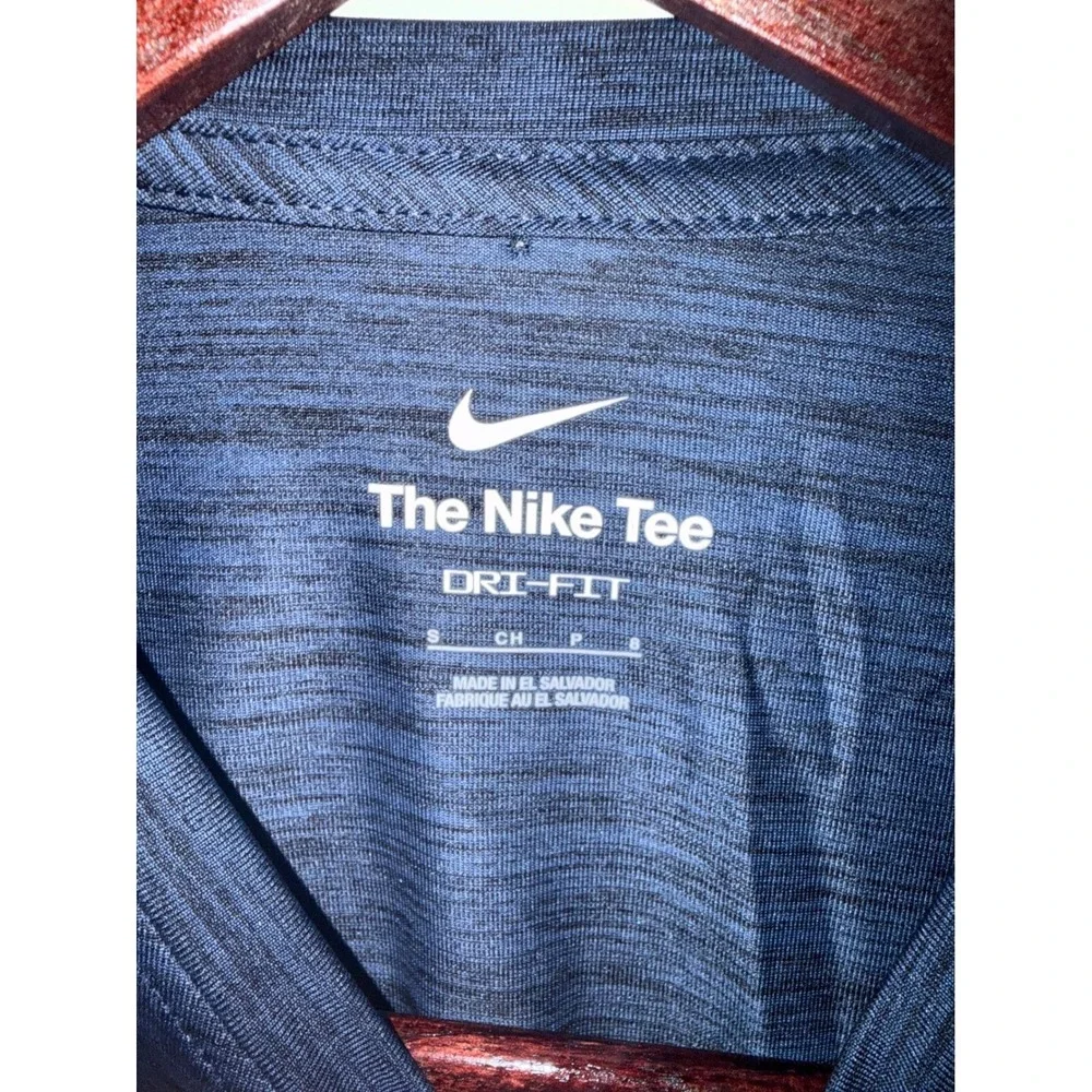 Nike Dallas Cowboys Kids Dri-FIT Long Sleeve Shirt Navy Blue Dye Small NWOT